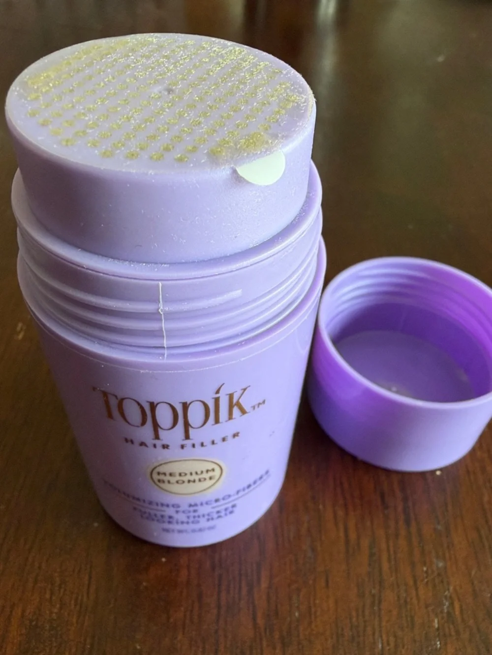 Hair Filler Volumizing Micro-Fibers – Medium Blonde (Lavender Bottle)